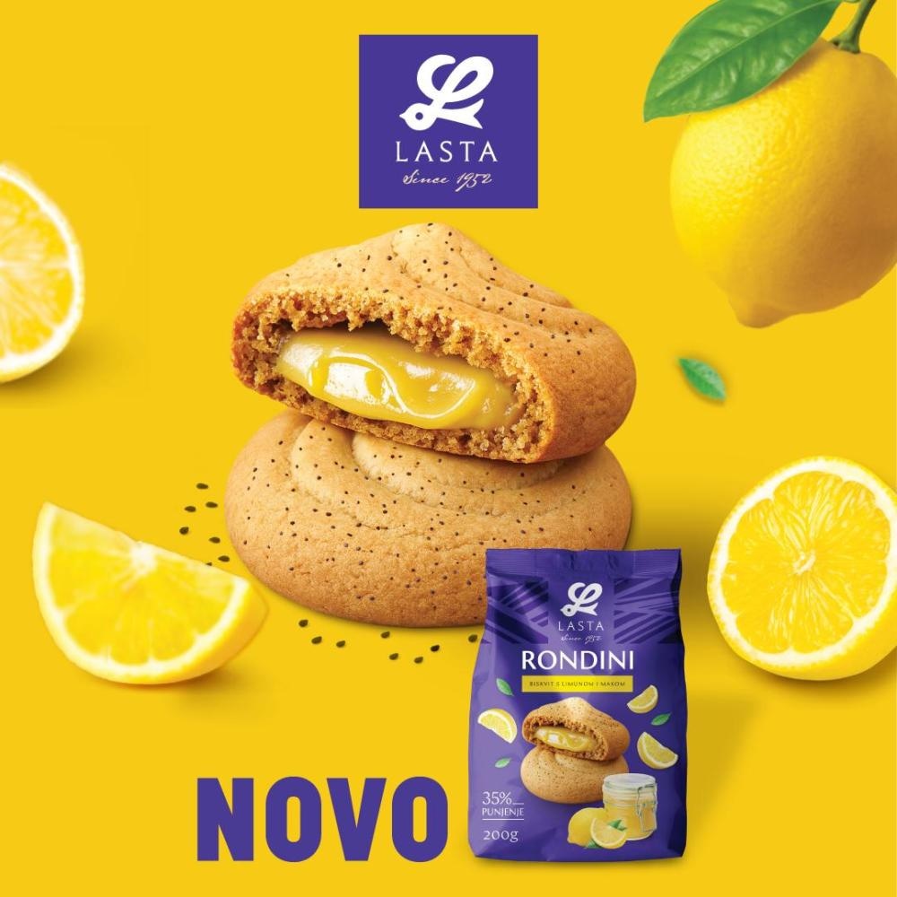 Keksi Rondini Lasta 200 g