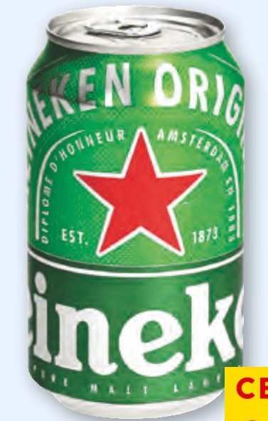 Pivo Heineken 0,33 l - Akcija v trgovini Spar