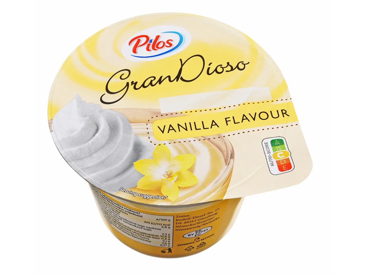 Pilos GranDioso desert s smetano 190 g