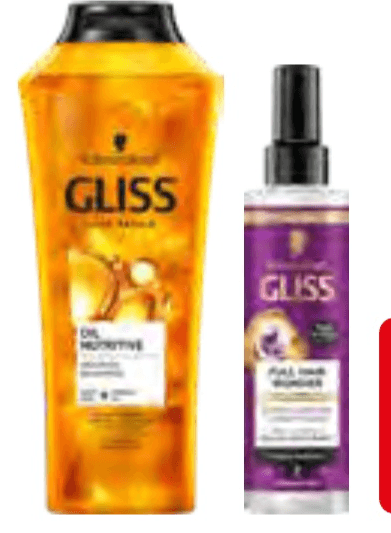 Šampon ali regenerator Gliss 200 ml ali 400 ml
