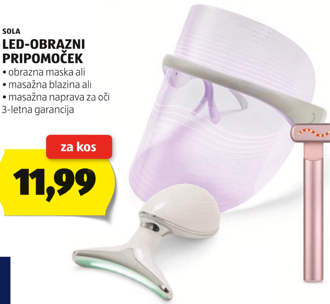 LED-obrazni pripomoček