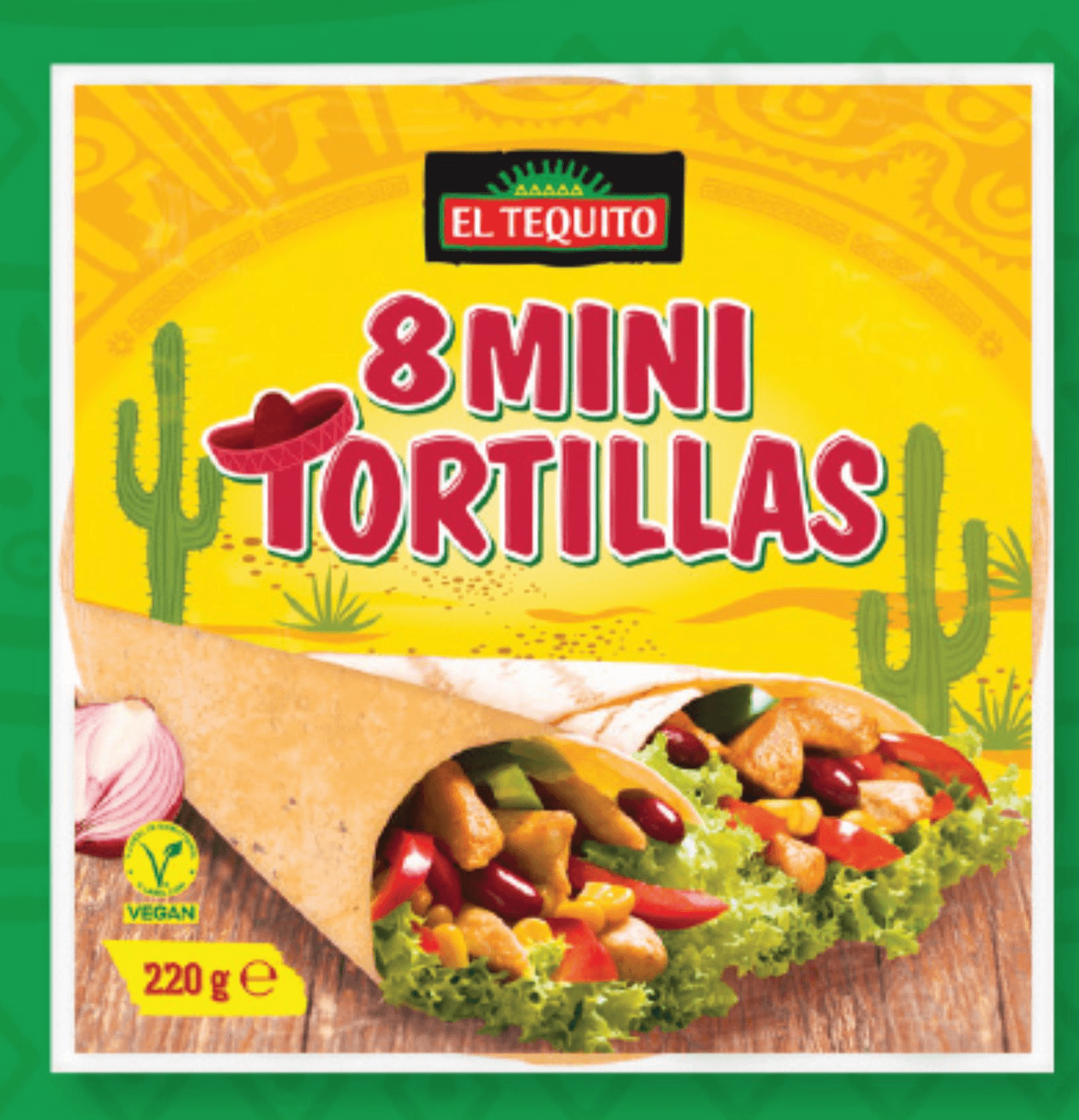 El Tequito Mini tortilje 220 g