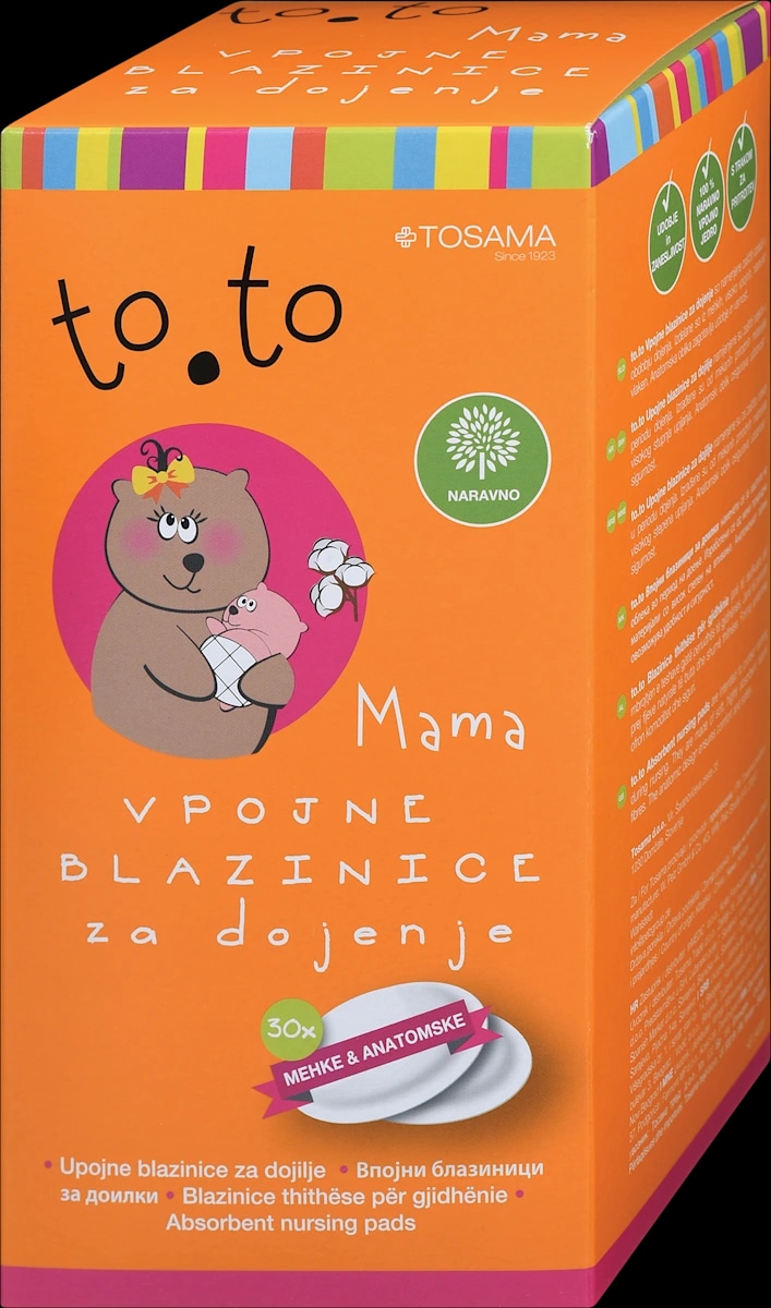 to.to Mama vpojne blazinice za dojenje 30 kosov
