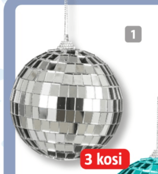 Božične kroglice 3 kosi