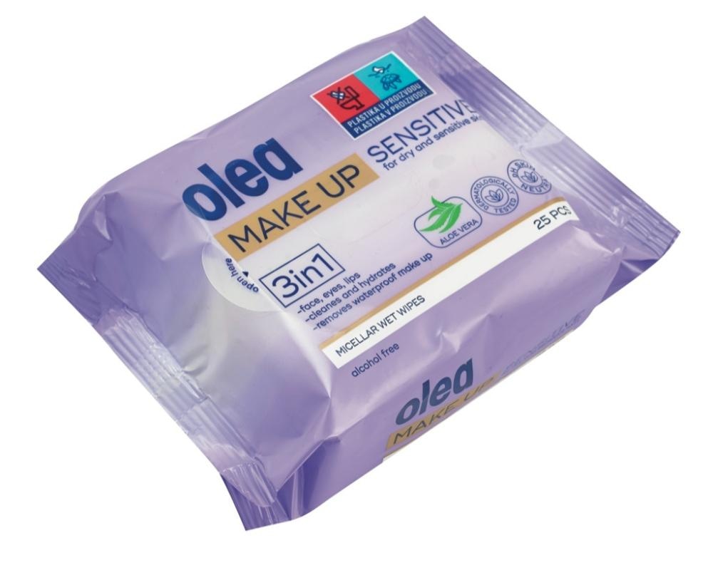 Čistilni robčki Olea 25 kom - Akcija v trgovini Mercator