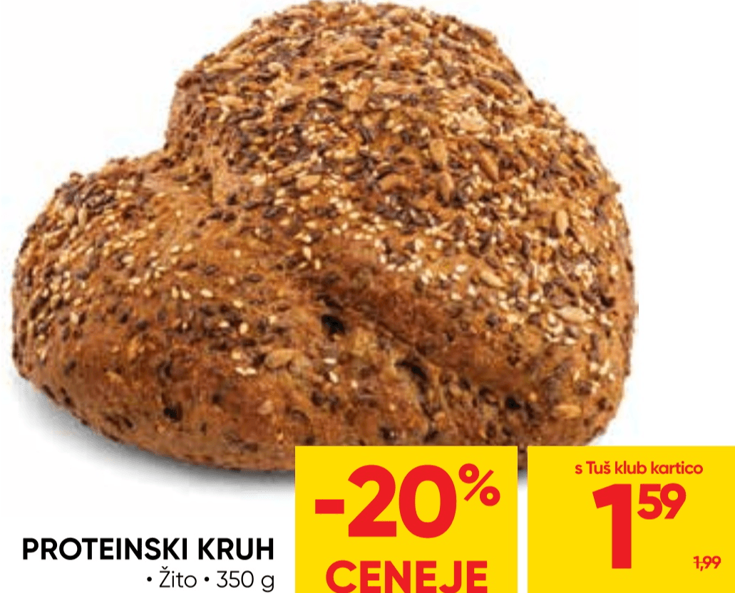 Proteinski kruh 350 g