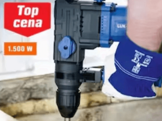 Vrtalno kladivo Lux - Akcija v trgovini Obi