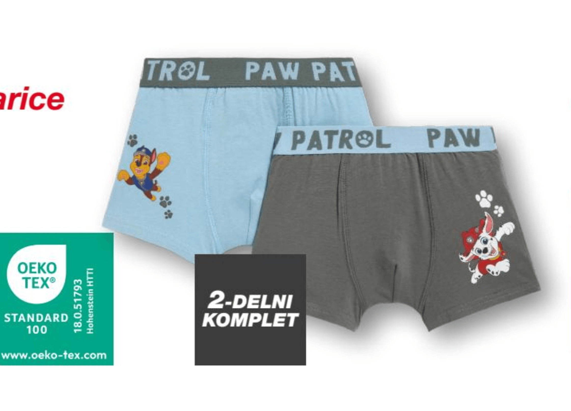 Fantovske boksarice 2-DELNI KOMPLET