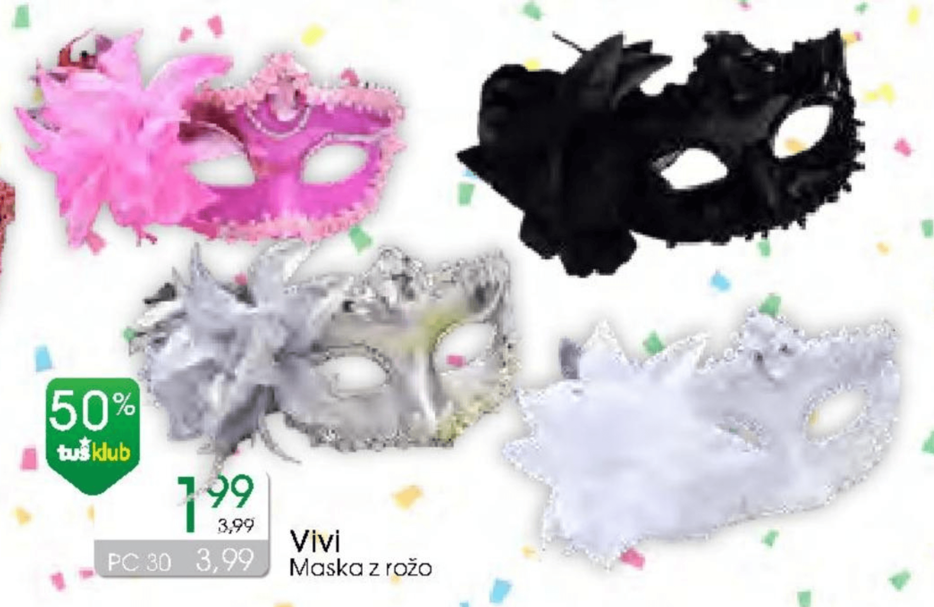 Vivi Maska z rožo