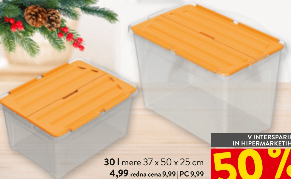 Zaboj za shranjevanje 30 l