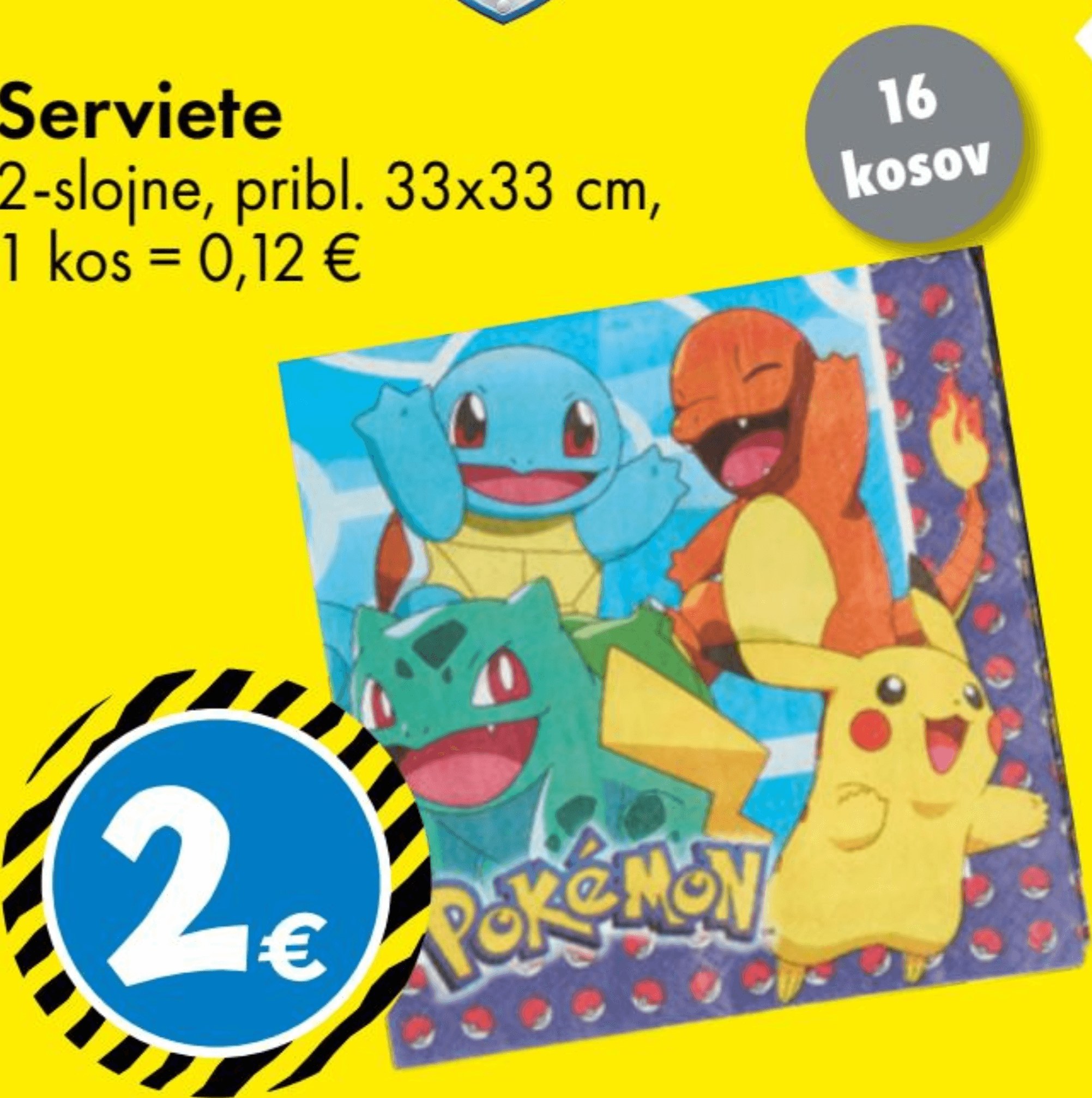 Serviete 16 kosov