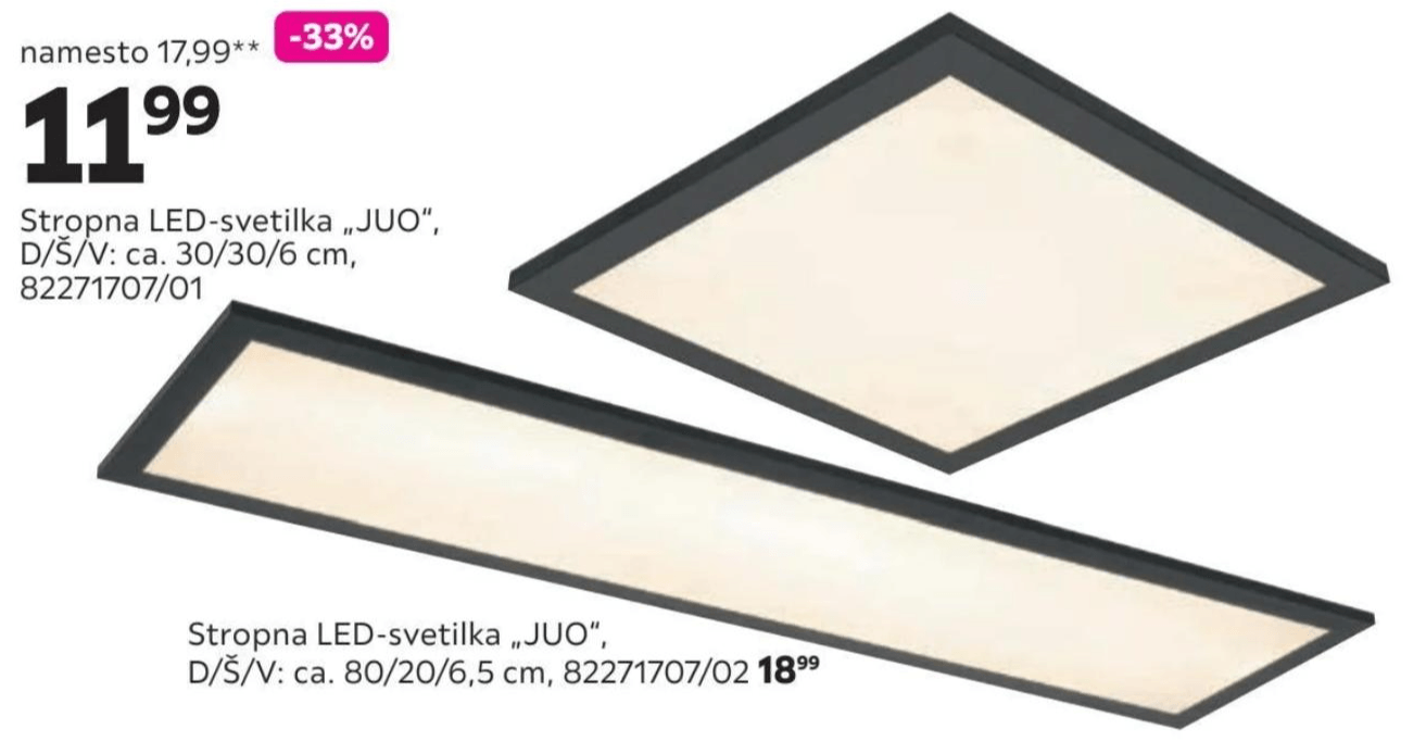 Stropna LED-svetilka „JUO"