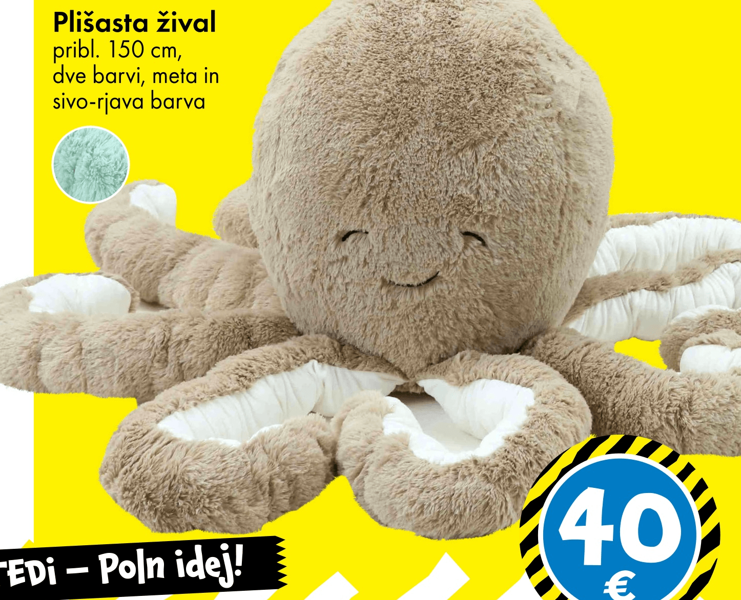 Plišasta žival 150 cm