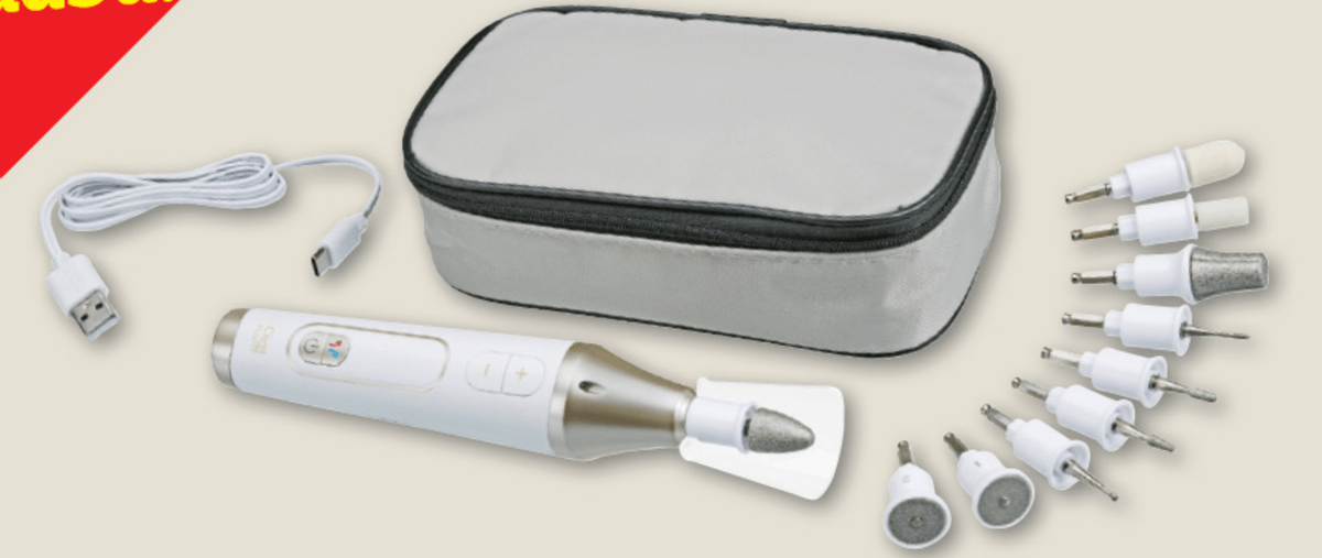 Akumulatorski komplet za manikuro in pedikuro - Akcija v trgovini Lidl