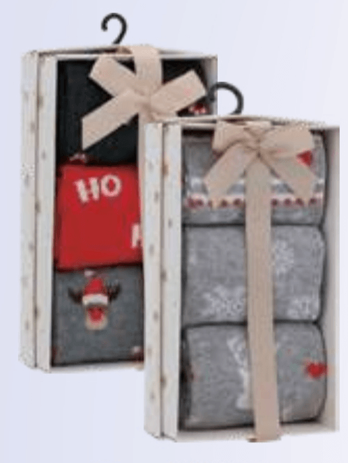 3X Ženske ali 3X Moške Nogavice v darilnem pakiranju