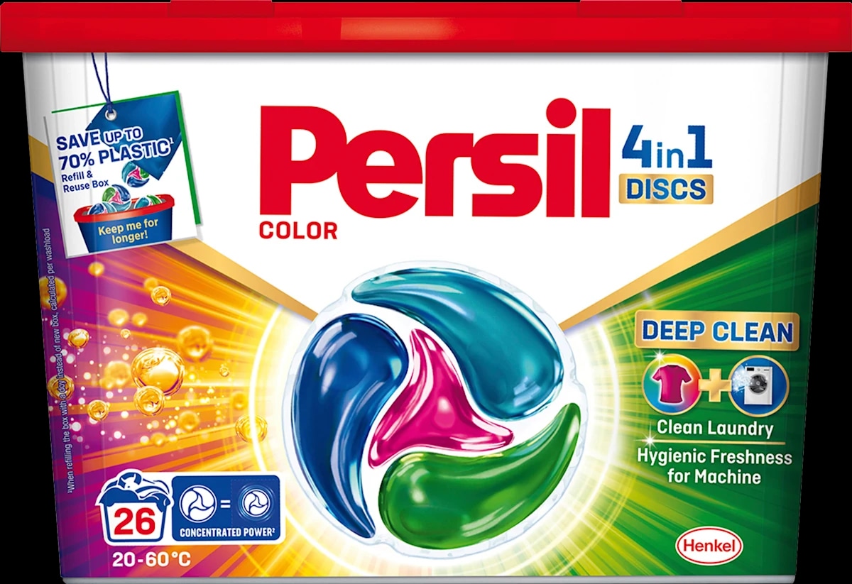 Pralni prašek Persil Kapsule: 26/1, Prah: 110 pranj, Gel: 1,98 L Persil