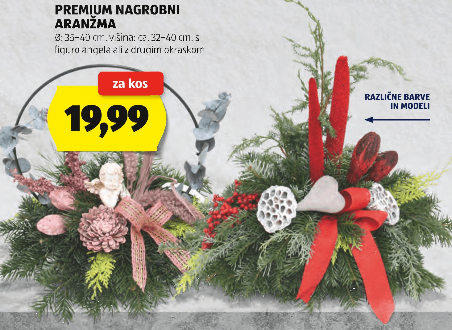 Premium nagrobni aranžma 1 kos
