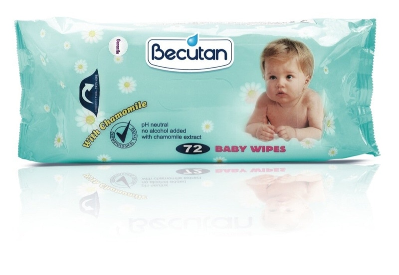 Becutan otroški vlažni robčki 72 kosov
