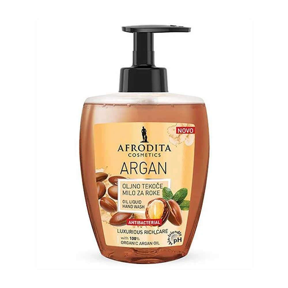 Afrodita Cosmetics Argan Oljno tekoče milo za roke 300 ml