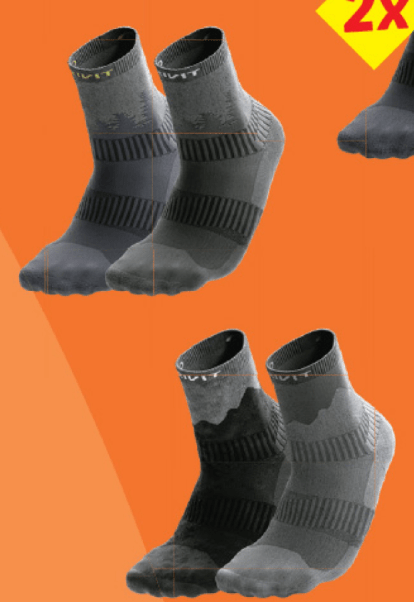 CRIVIT Funkcijske nogavice 2 para