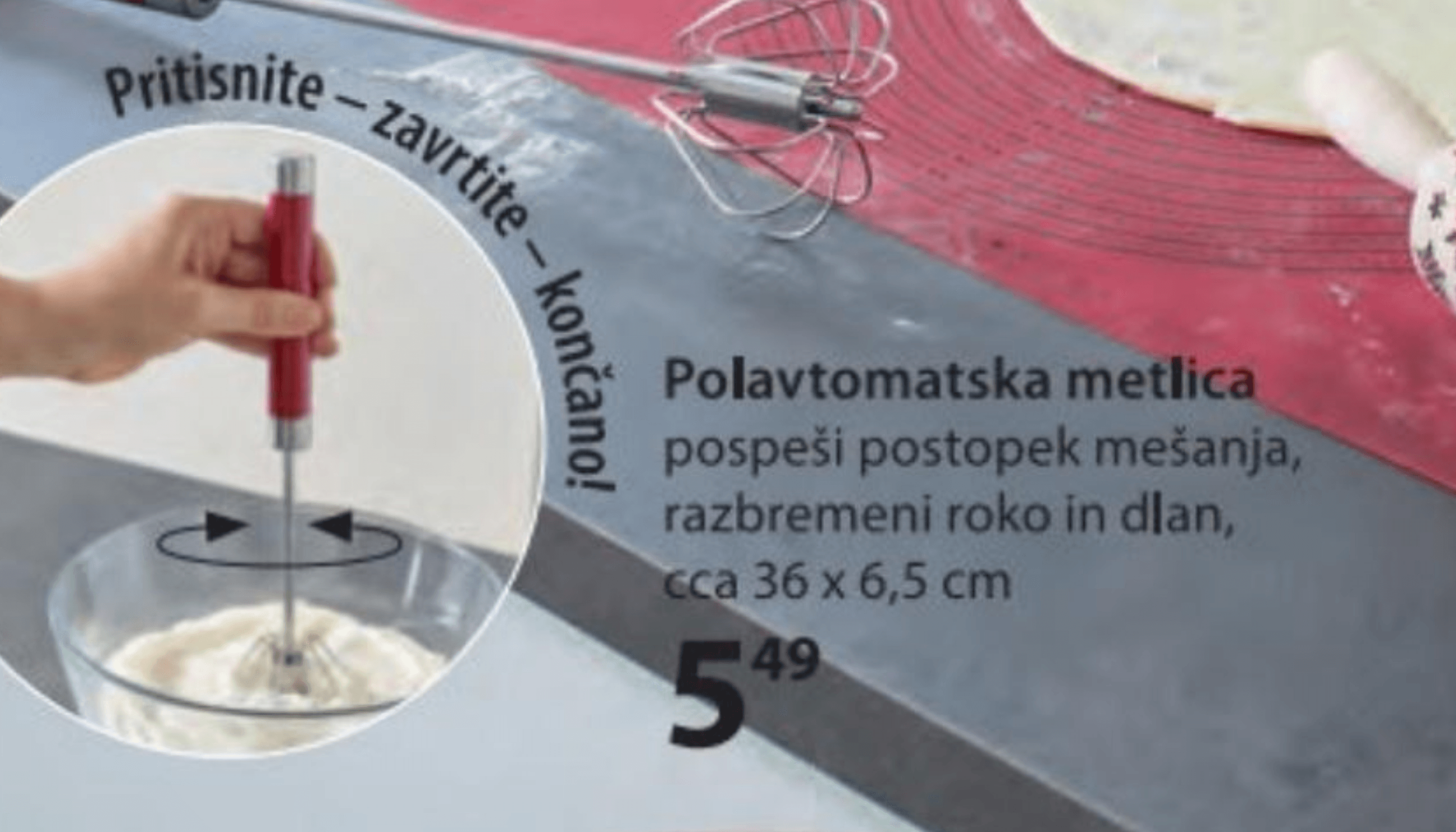 Polavtomatska metlica