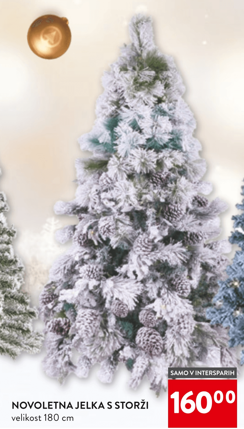 Novoletna jelka s storži