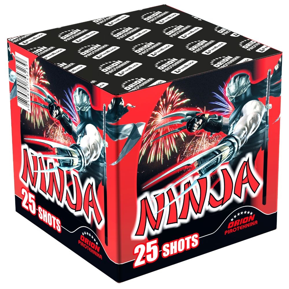 Ninja - baterija 25 strelov