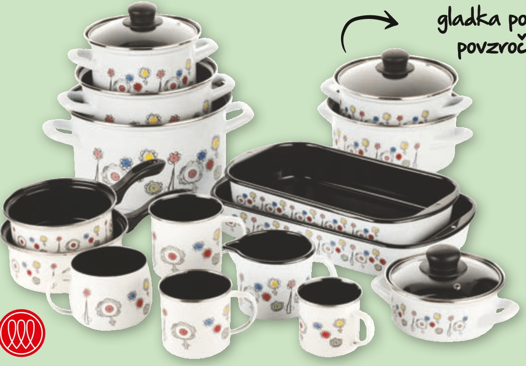 Emajlirana posoda Neža