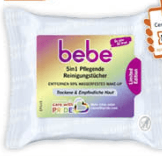 BEBE 5v1 negovalni robčki 7 kos