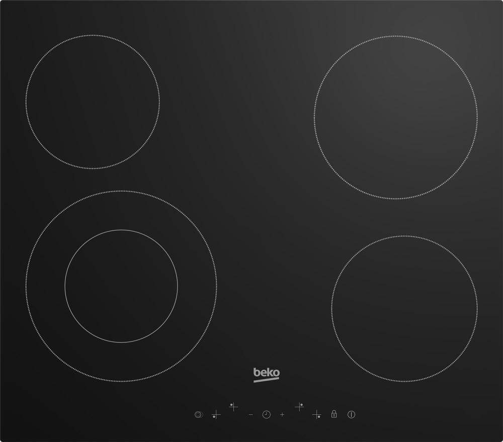 Steklokeramična plošča HIC64402T BEKO - Akcija v trgovini E.Leclerc