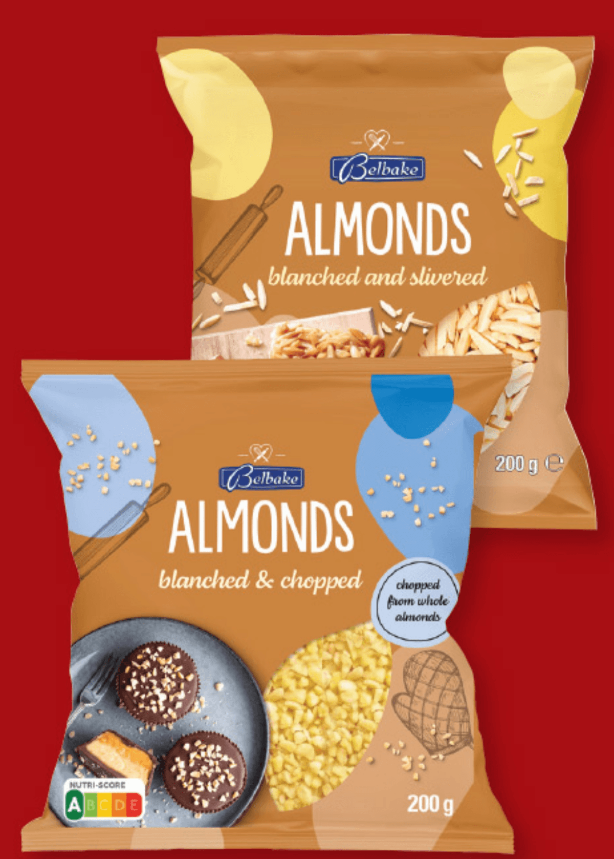 Belbake Blanširani mandlji 200 g - Akcija v trgovini Lidl