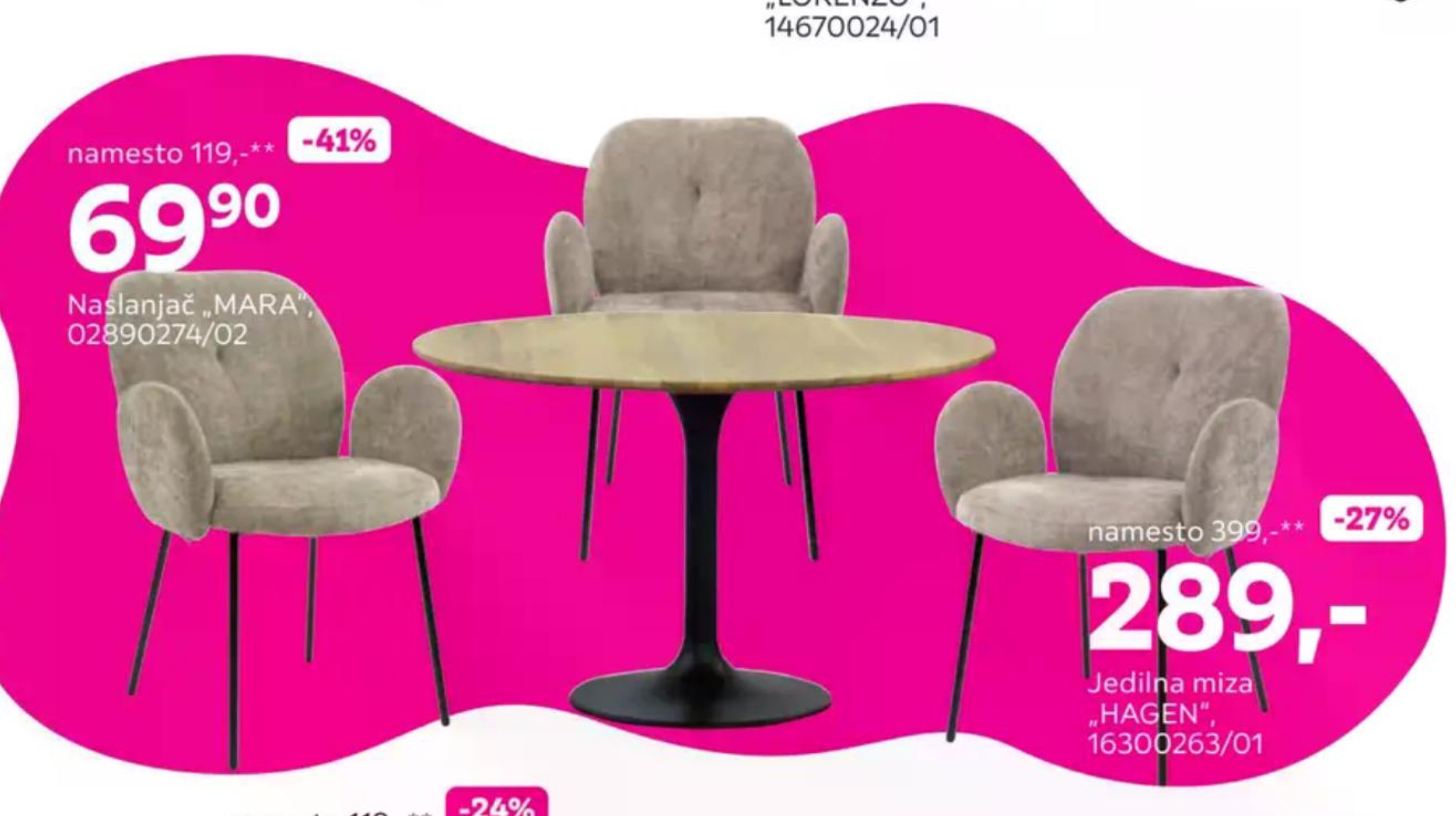 Jedilna miza „HAGEN"