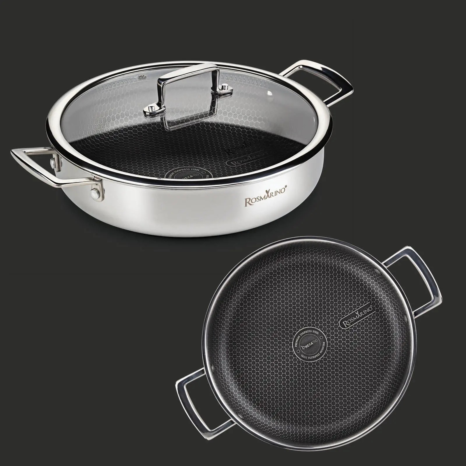 Rosmarino Nizka ponev s pokrovko