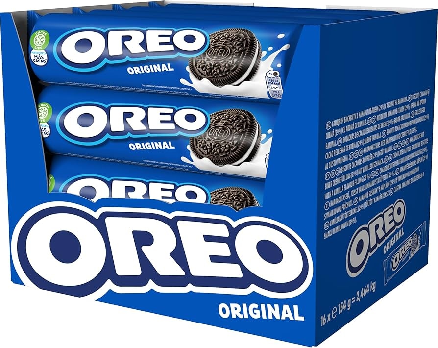 Kekse Oreo več okusov, od 154 do 176 g