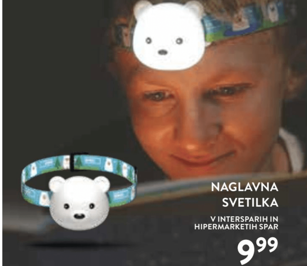 Naglavna svetilka - Akcija v trgovini Spar