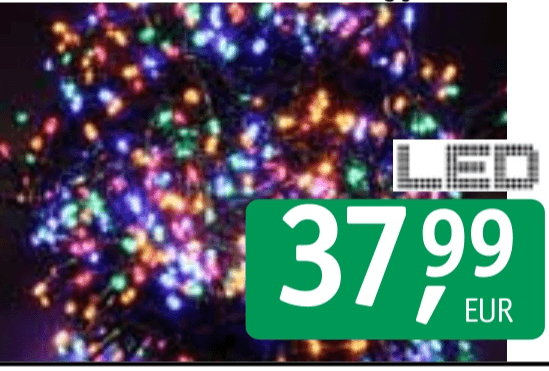 Led lučke novoletne 1500/1