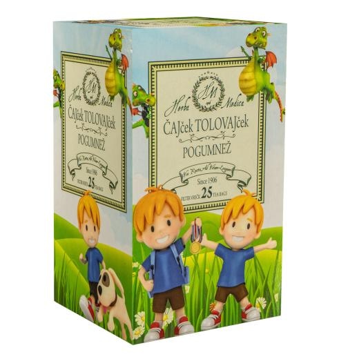 Herba Medica Čajček Tolovajček Pogumnež zeliščni čaj za otroke 25 filter vrečk