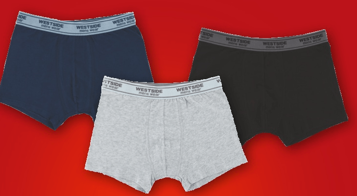 Moške spodnje hlače Boxer 3 kosi