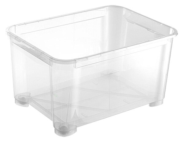 Regalux Zaboj za shranjevanje 'Clear Box' XXL s kolesci 145 l - Akcija v trgovini Bauhaus