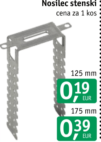 Nosilec stenski 1 kos
