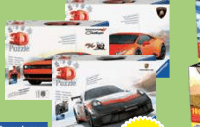 Ravensburger 3D Sestavljanka Avtomobili