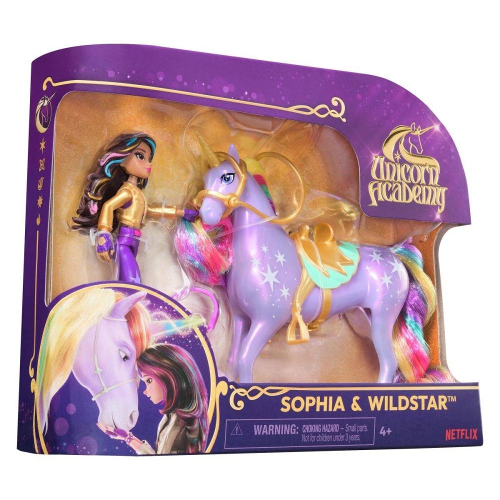 Punčka Unicorn Academy in samorog