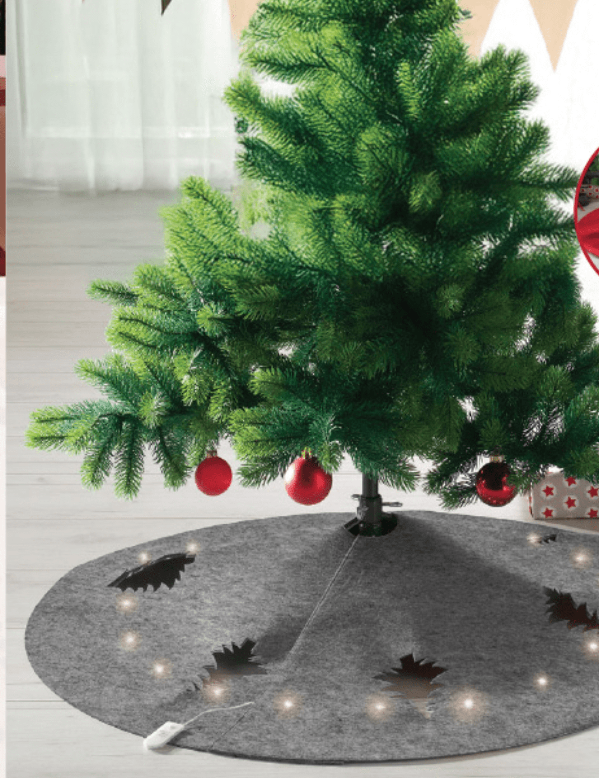 LIVARNO home LED-pokrivalo za božično drevo LIVARNO home