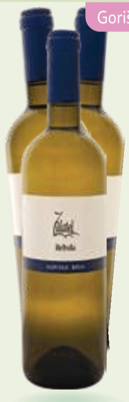 Kakovostno vino ZGP Sivi Pinot, Jakot, Chardonnay ali Rebula 0,75 l