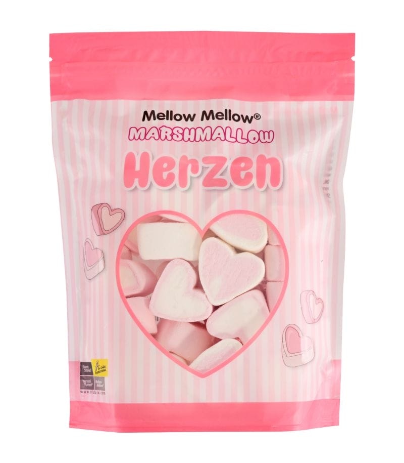 Mellow Mellow® Marshmallow Herzen 100 g - Akcija v trgovini Tedi