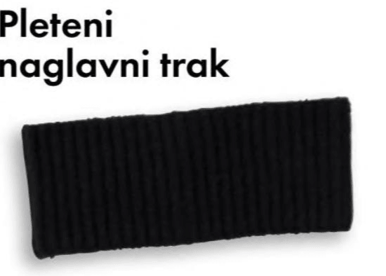 Pleteni naglavni trak
