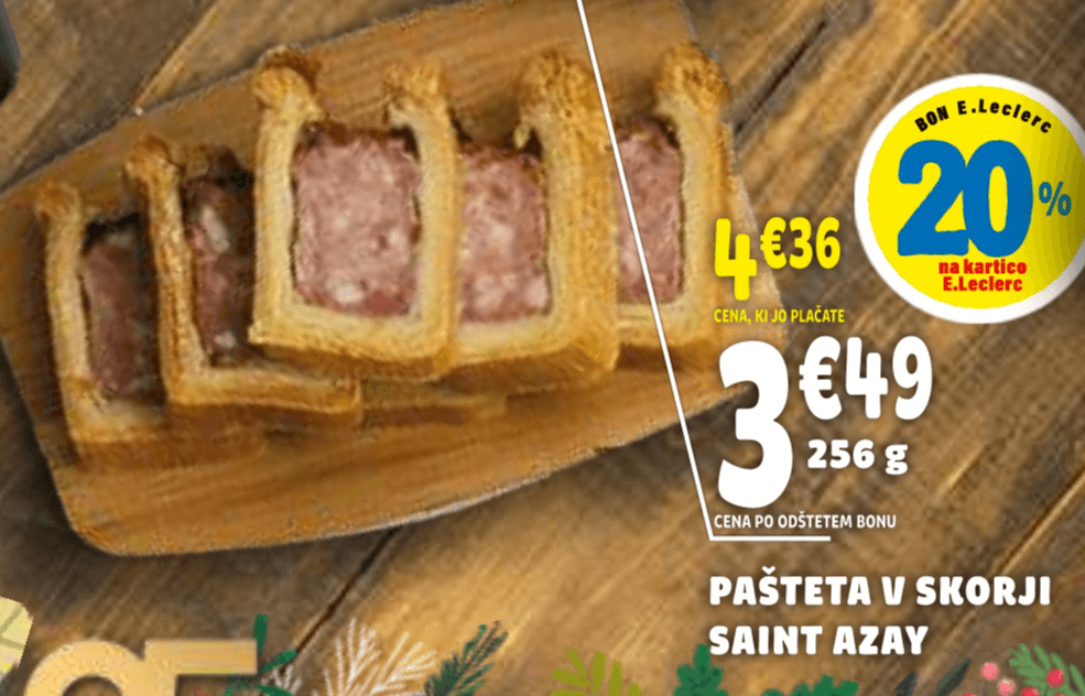 Pašteta v skorji Saint Azay 256 g