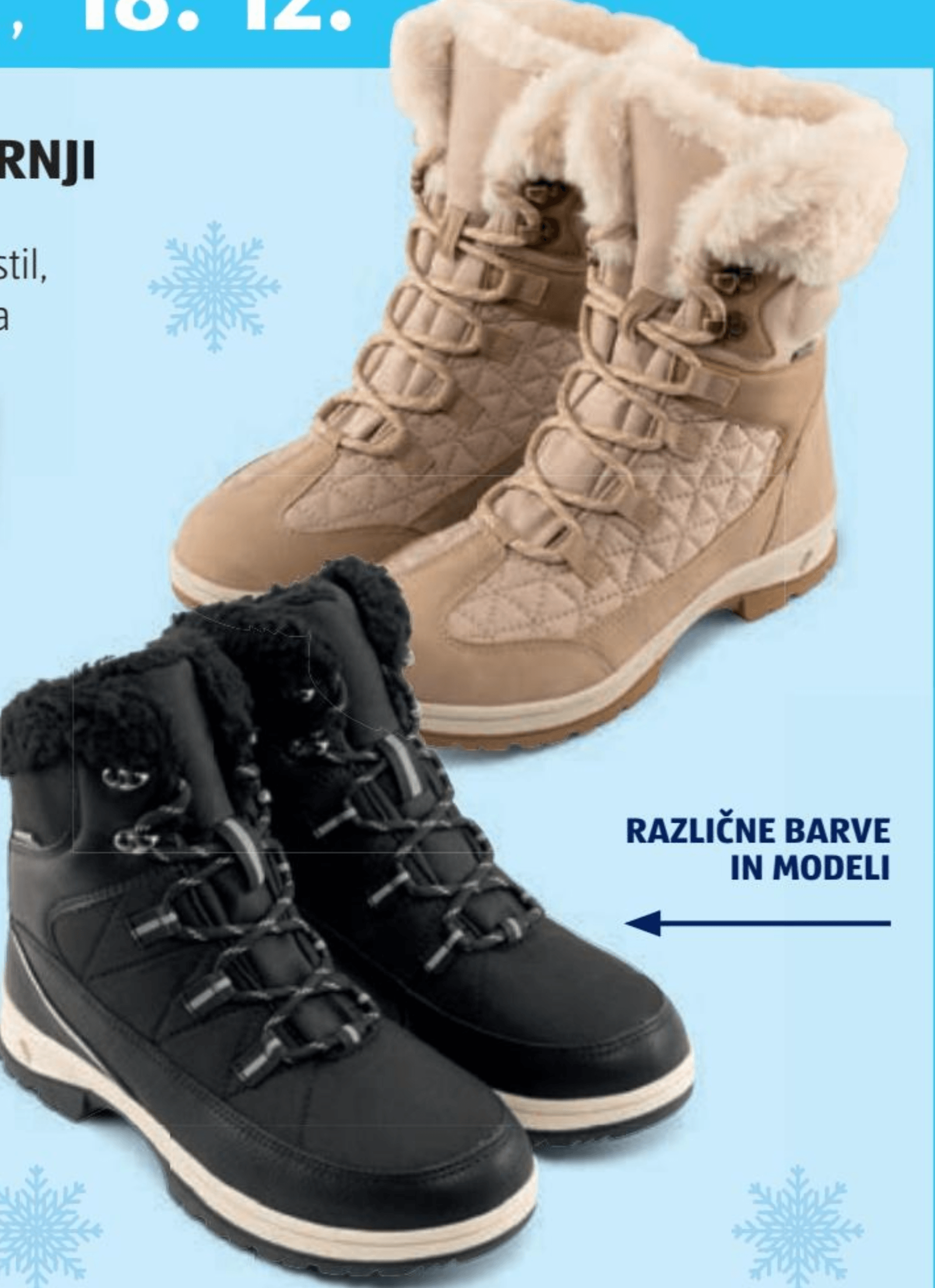 Ženski zimski škornji