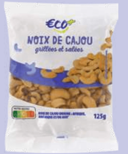 Eco Praženi indijski oreščki 125 g