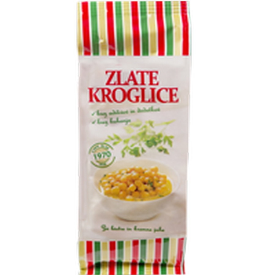 Izbrane jušne testenine Zlato polje in zlate kroglice Intes